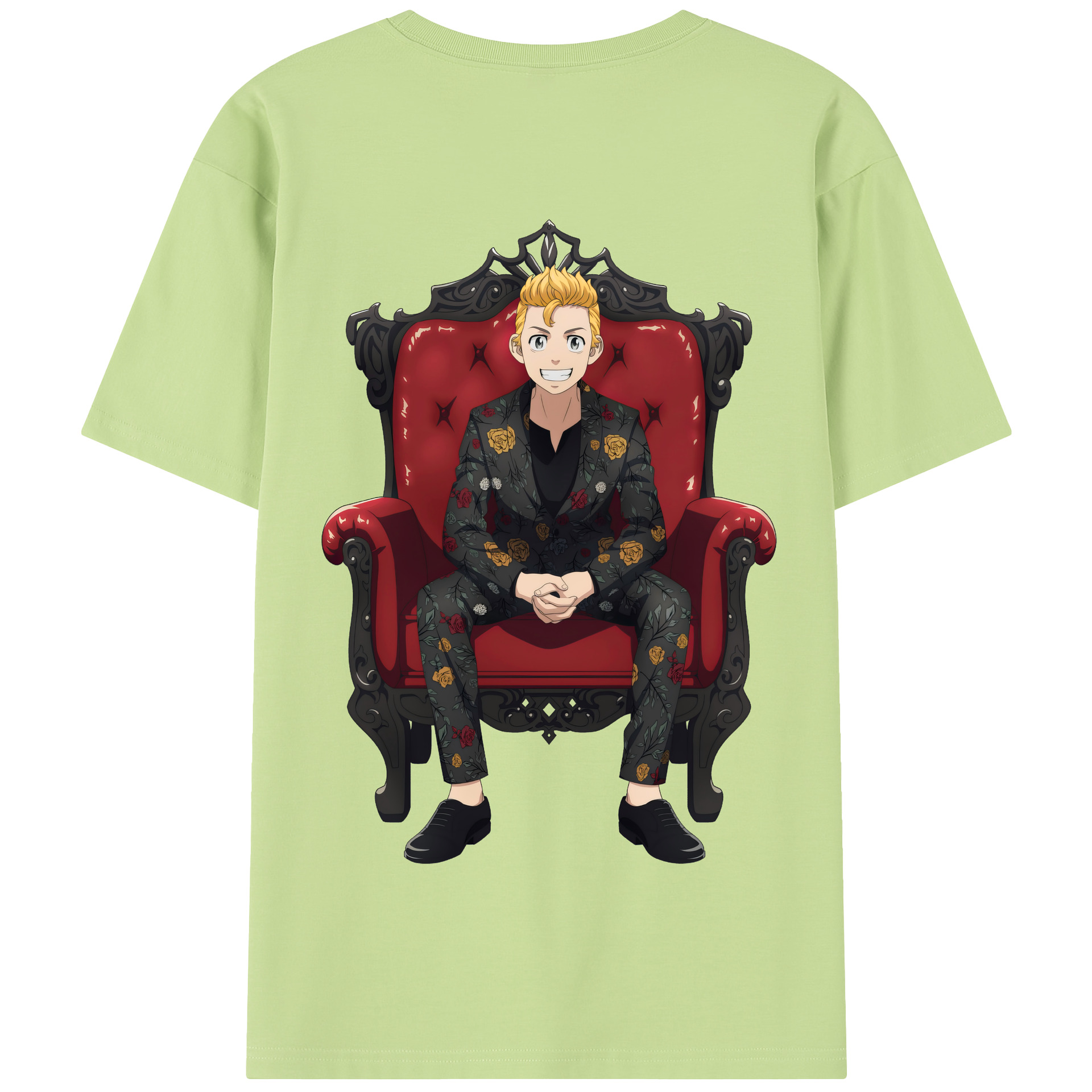 （画像用） 東京リベンジャーズ Tokyo Revengers 綿100％半袖Tシャツ（背面プリント）